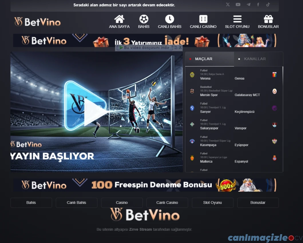 Betvino tv TV