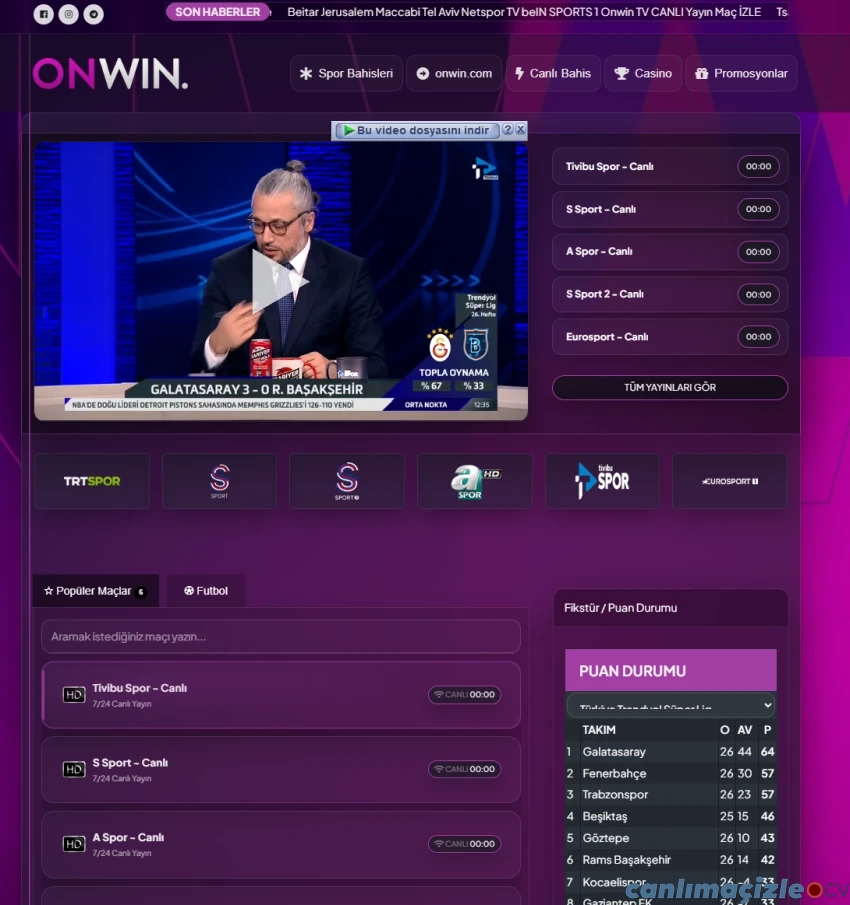 Onwin tv TV